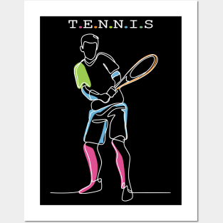 Tennis Sport Posters and Art